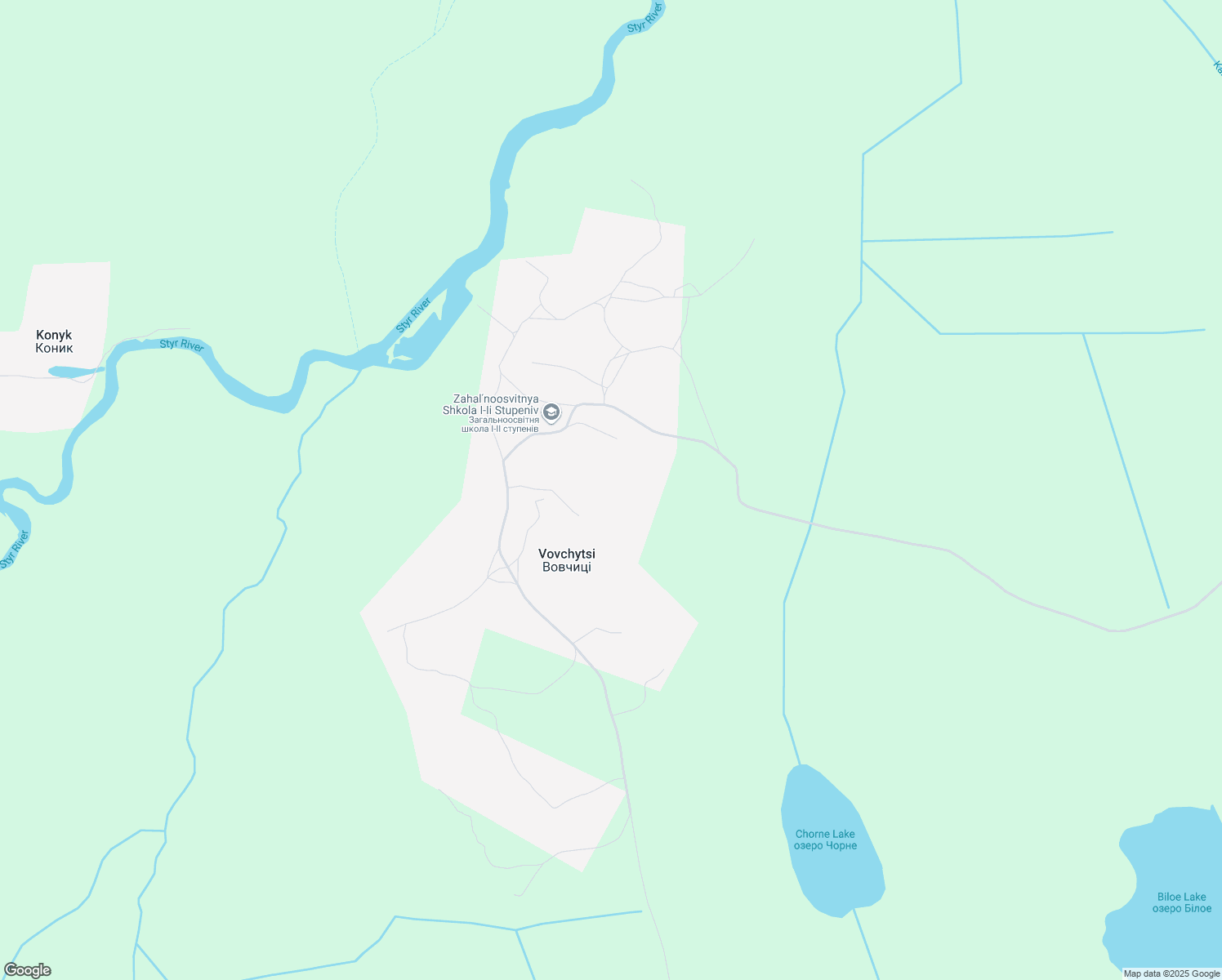 map of restaurants, bars, coffee shops, grocery stores, and more near in Vovchytsi