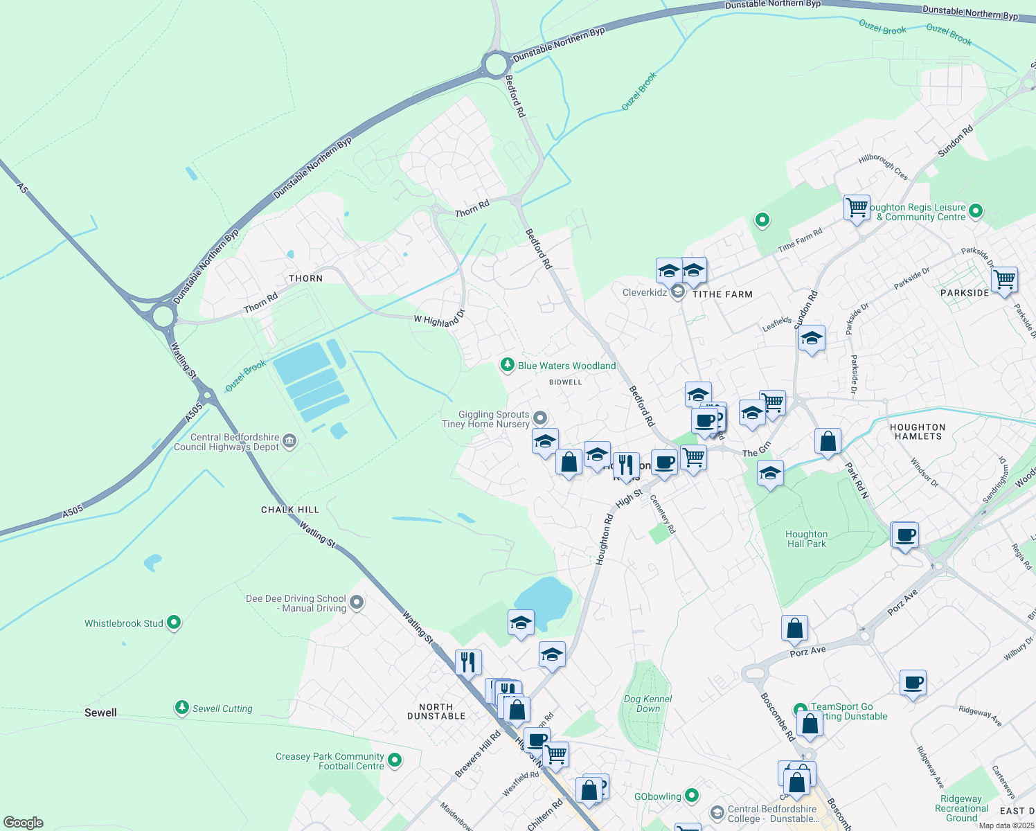 Houghton Regis England Walk Score