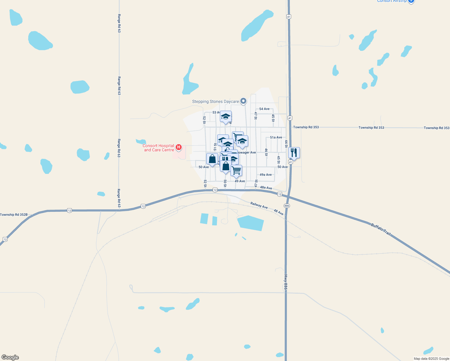 4903 50 Street, Consort AB Walk Score