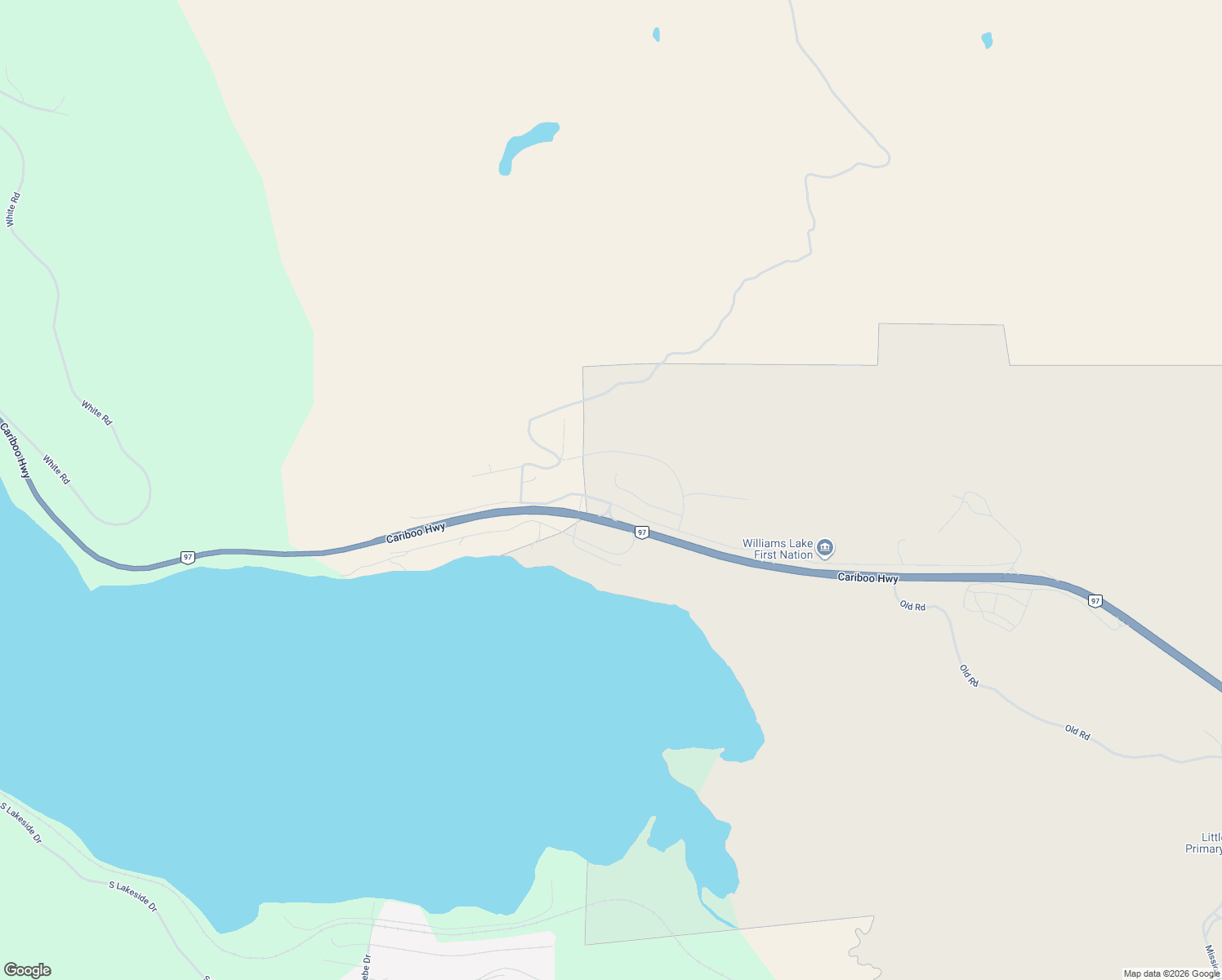 map of restaurants, bars, coffee shops, grocery stores, and more near 2517 Gopher Drive in Cariboo