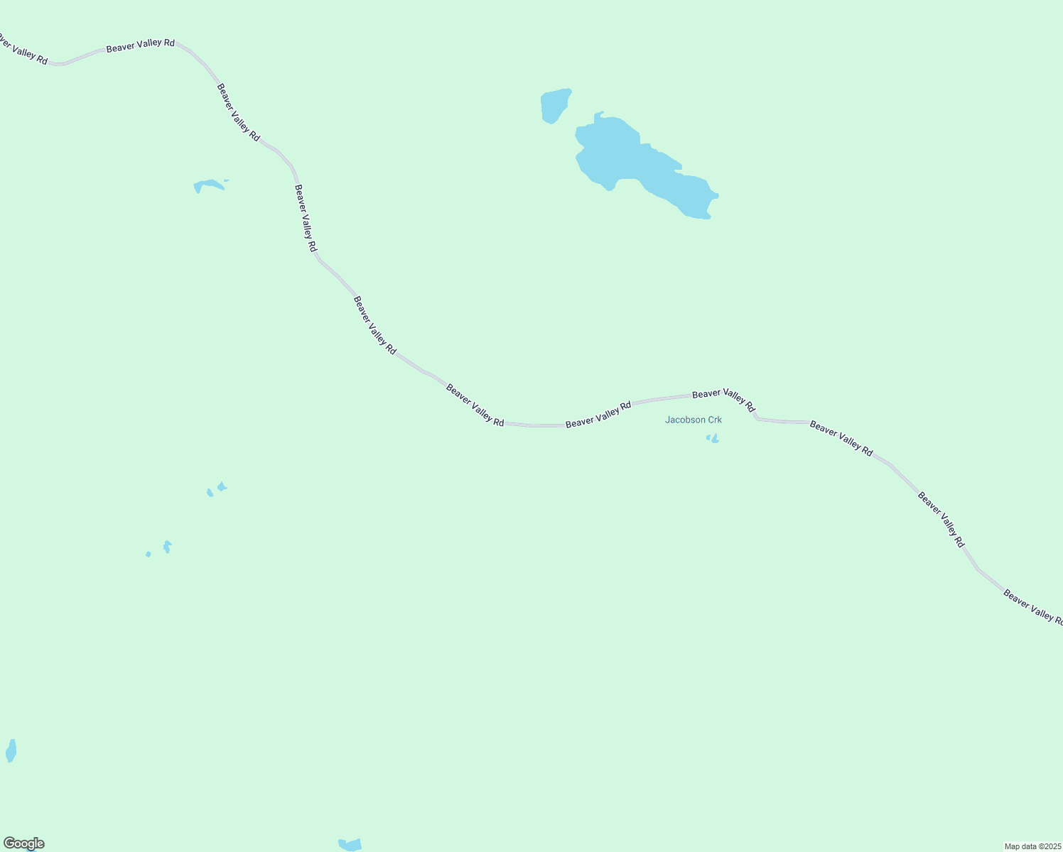 map of restaurants, bars, coffee shops, grocery stores, and more near Beaver Valley Road in Big Lake Ranch