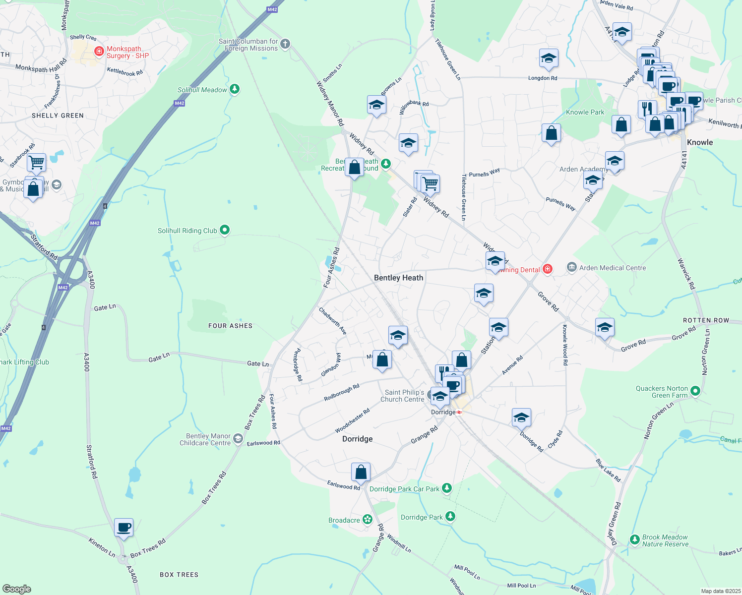 Winster Avenue, Dorridge England Walk Score