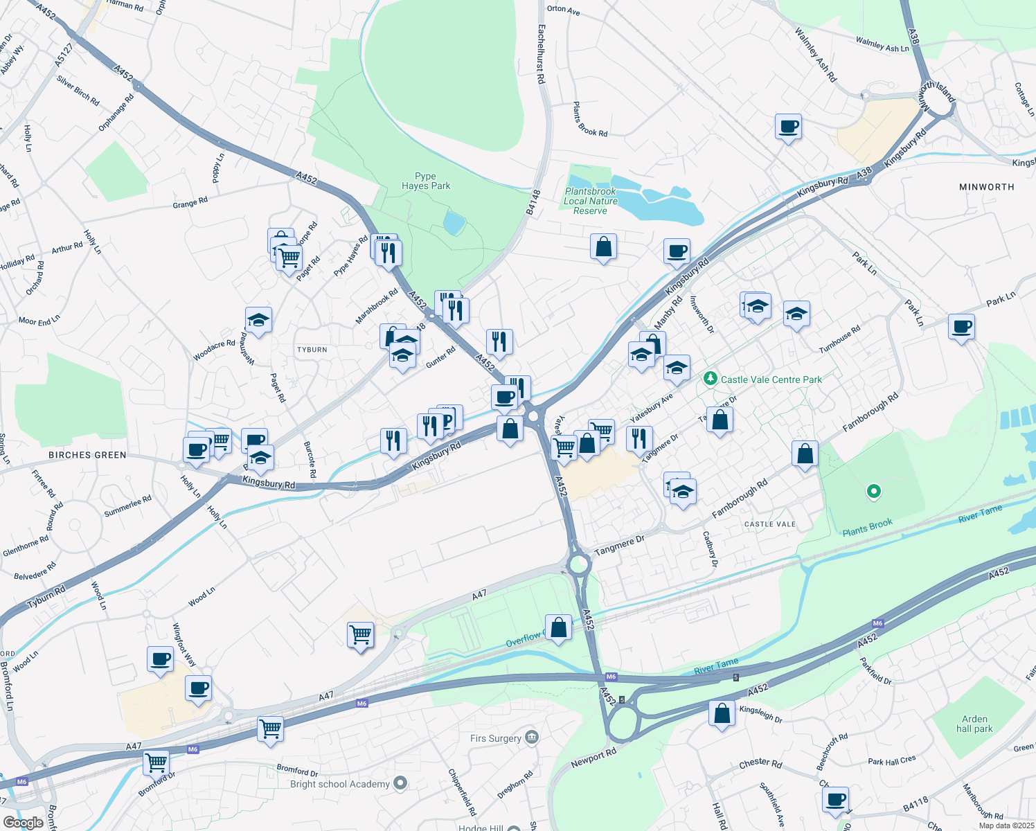 Kingsbury Road, West Midlands England Walk Score