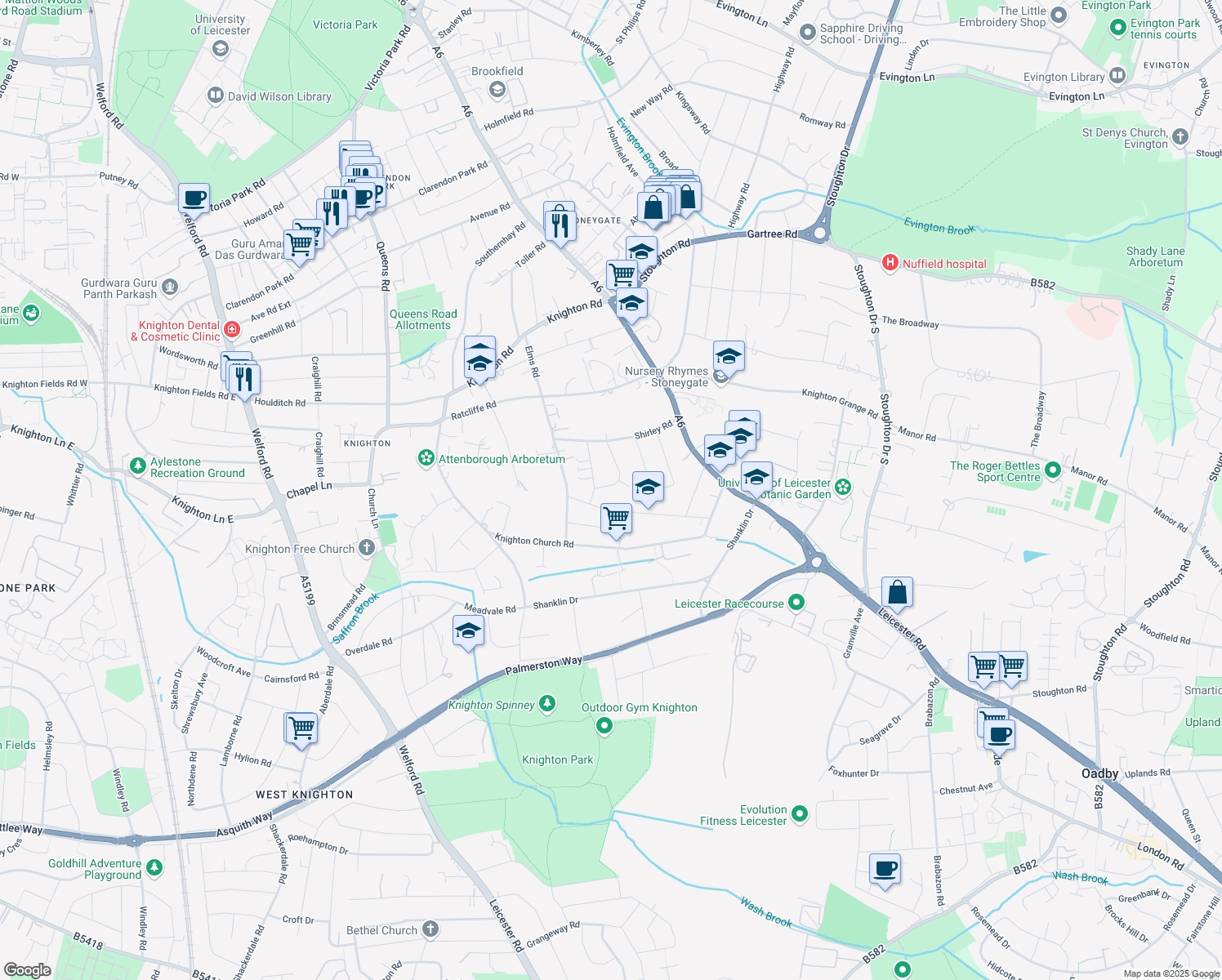 22 Beresford Drive, Leicester England Walk Score