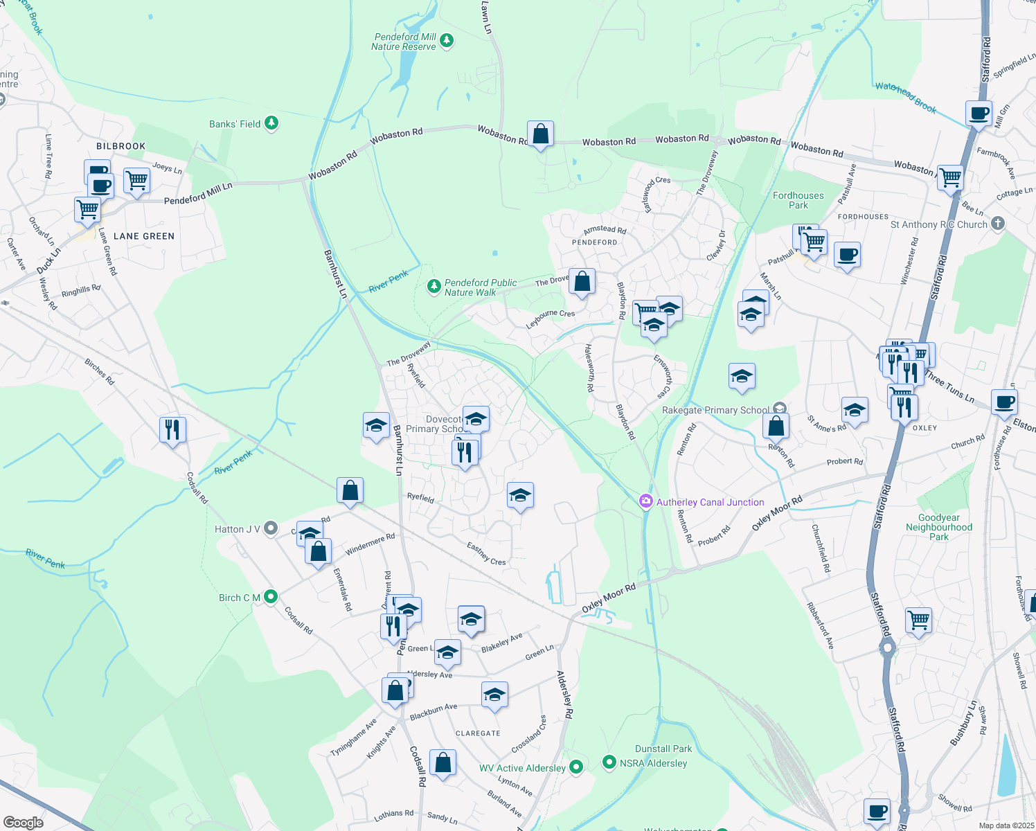 Duffield Close, West Midlands England Walk Score