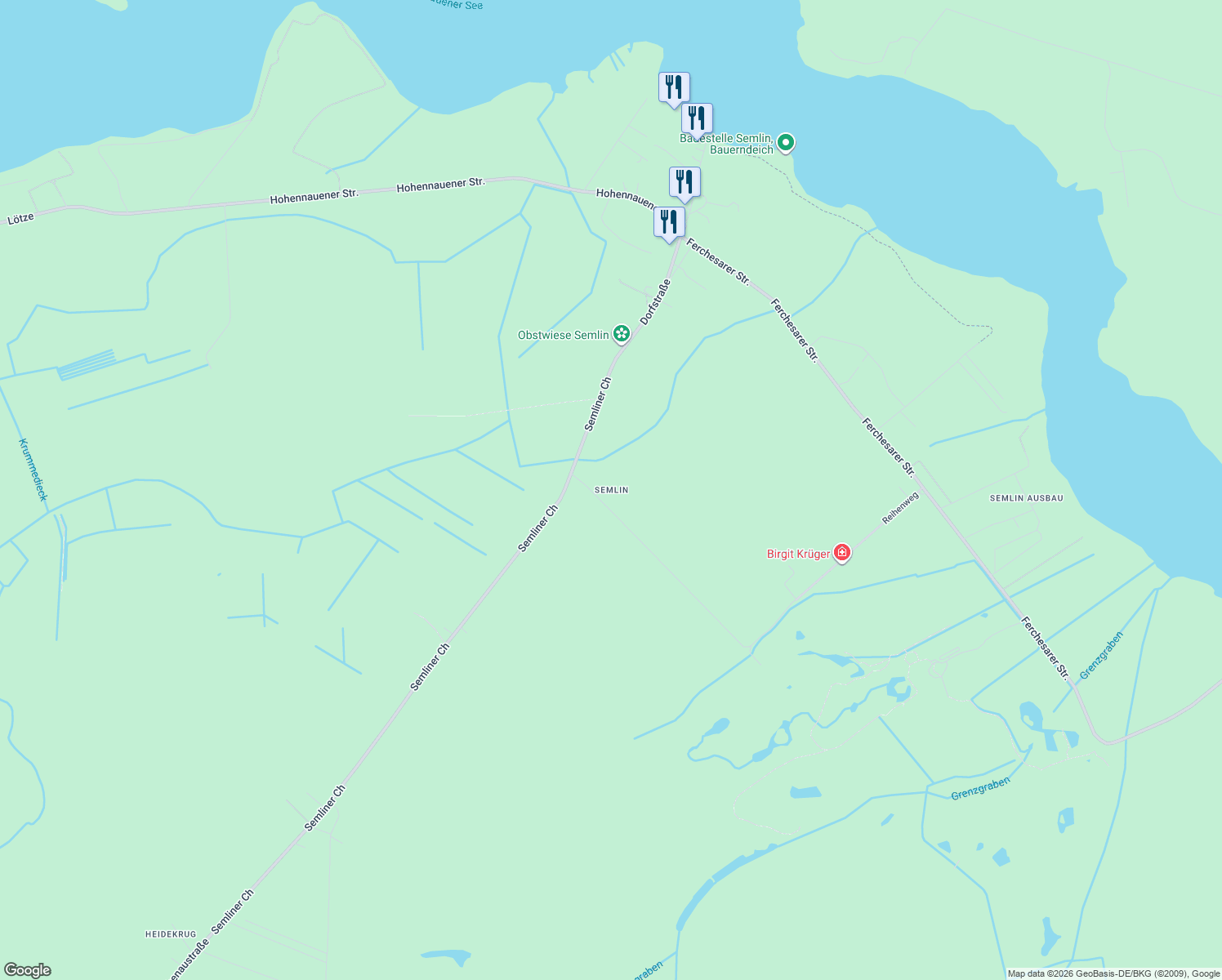 map of restaurants, bars, coffee shops, grocery stores, and more near in Rathenow