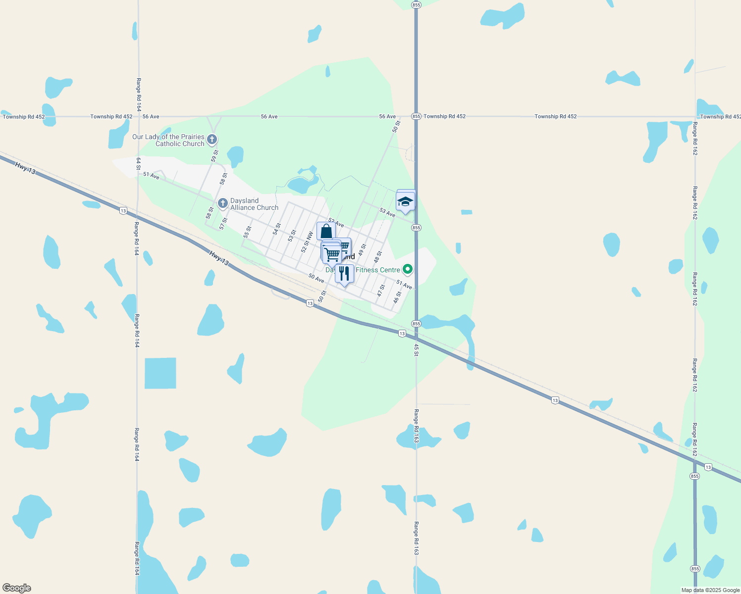 5005 48 Street, Daysland AB Walk Score