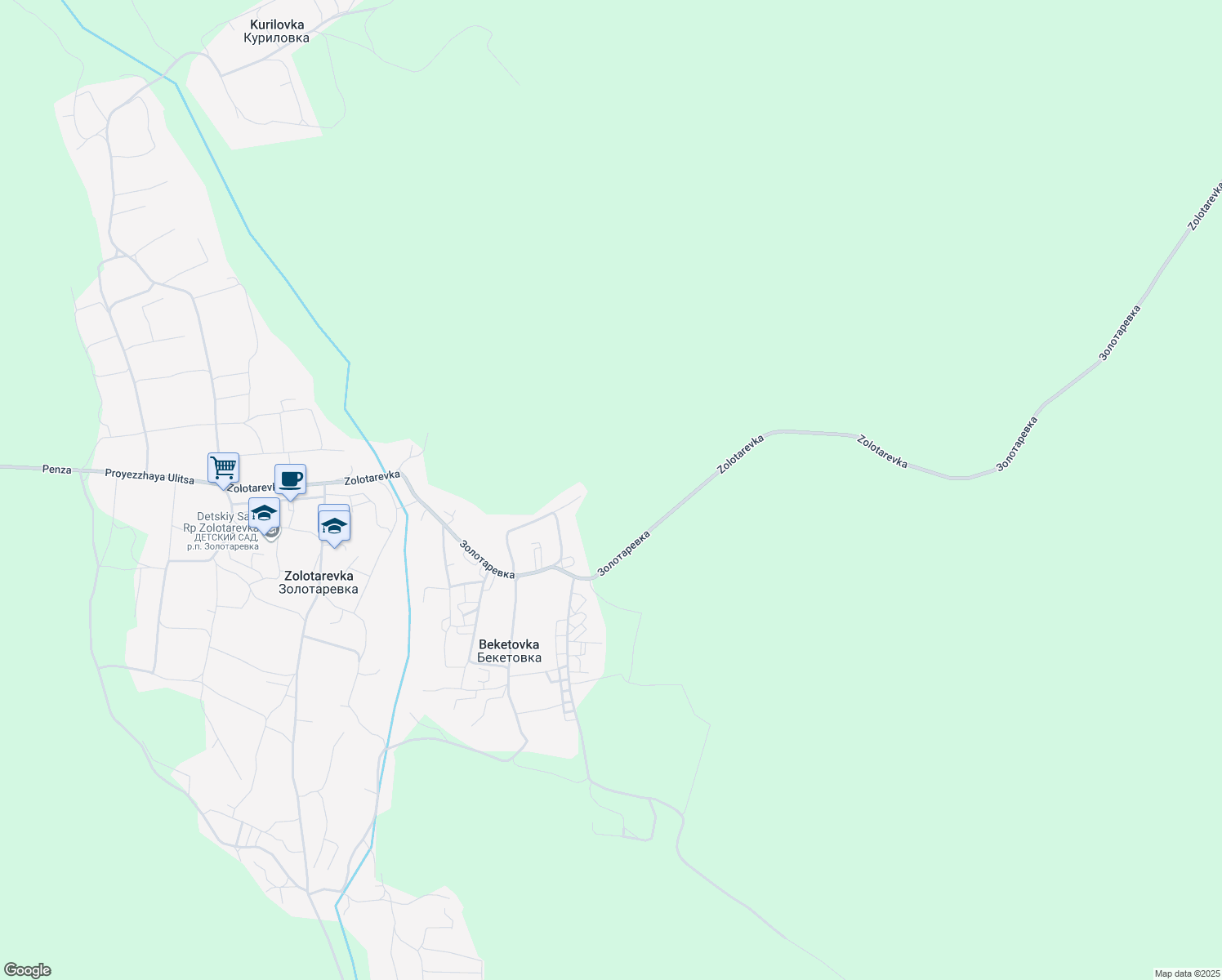 map of restaurants, bars, coffee shops, grocery stores, and more near in 