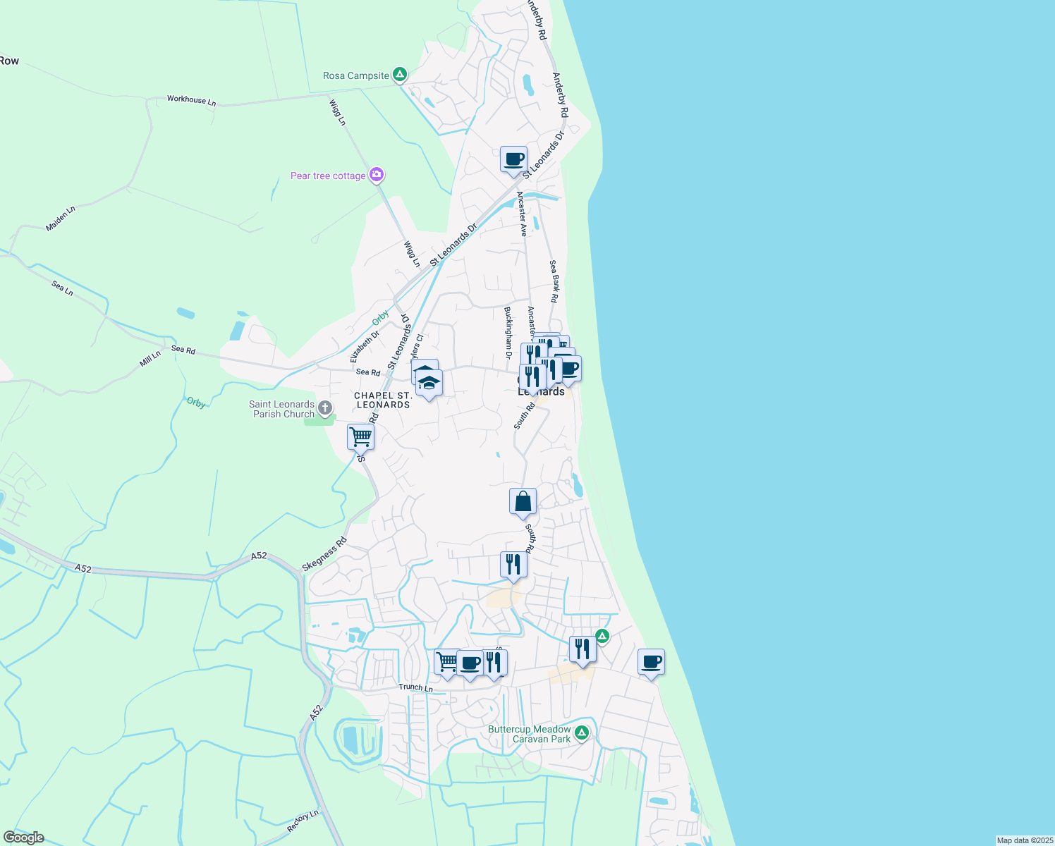 South Road, Chapel Saint Leonards England Walk Score