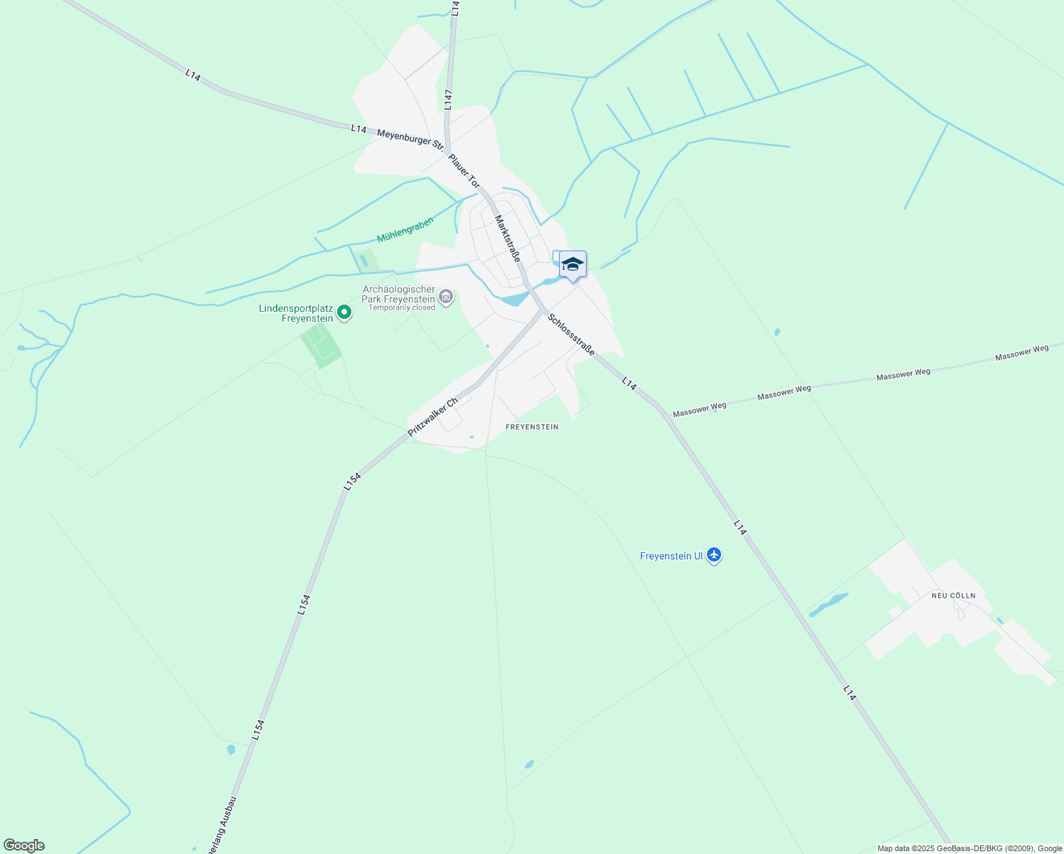 map of restaurants, bars, coffee shops, grocery stores, and more near in Wittstock