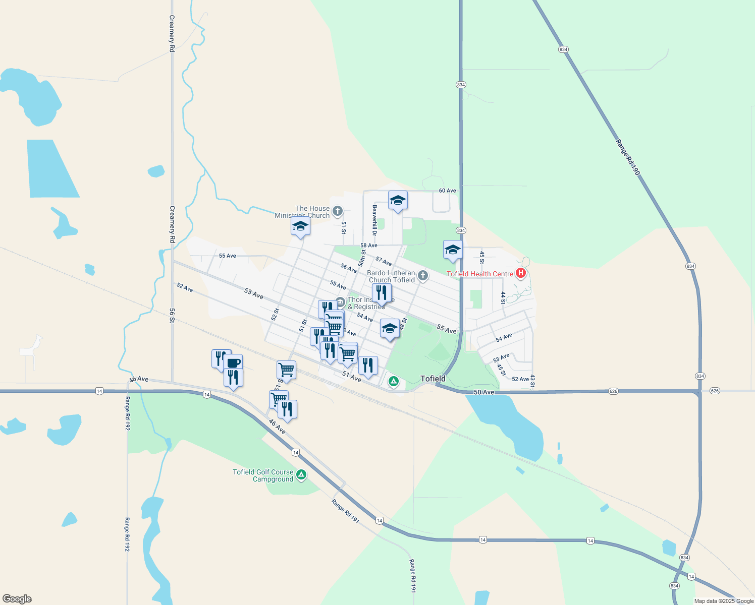 Tofield AB Walk Score