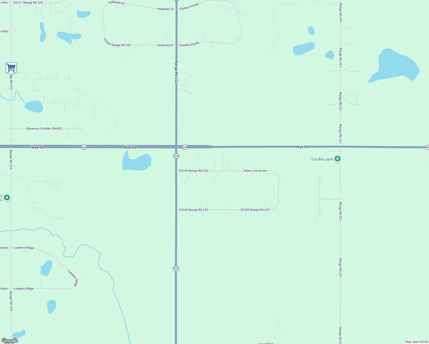 map of restaurants, bars, coffee shops, grocery stores, and more near 304 Adam Lily Acres in Sherwood Park