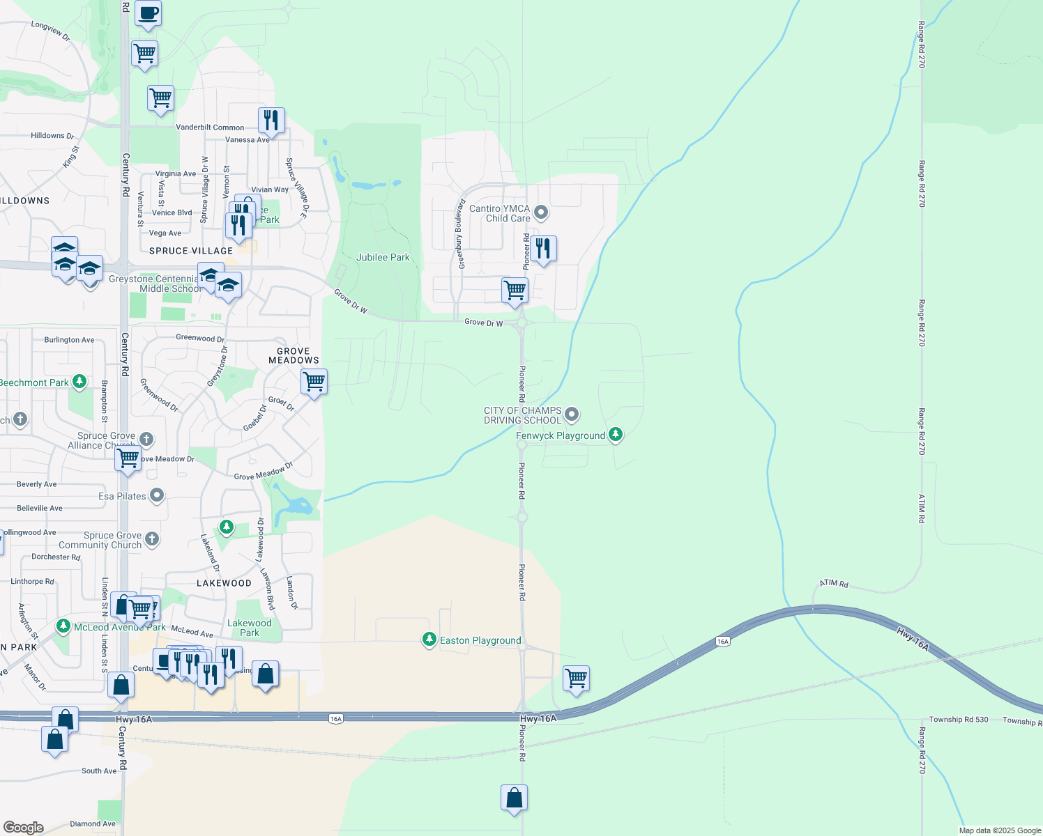 Pioneer Road, Spruce Grove AB - Walk Score