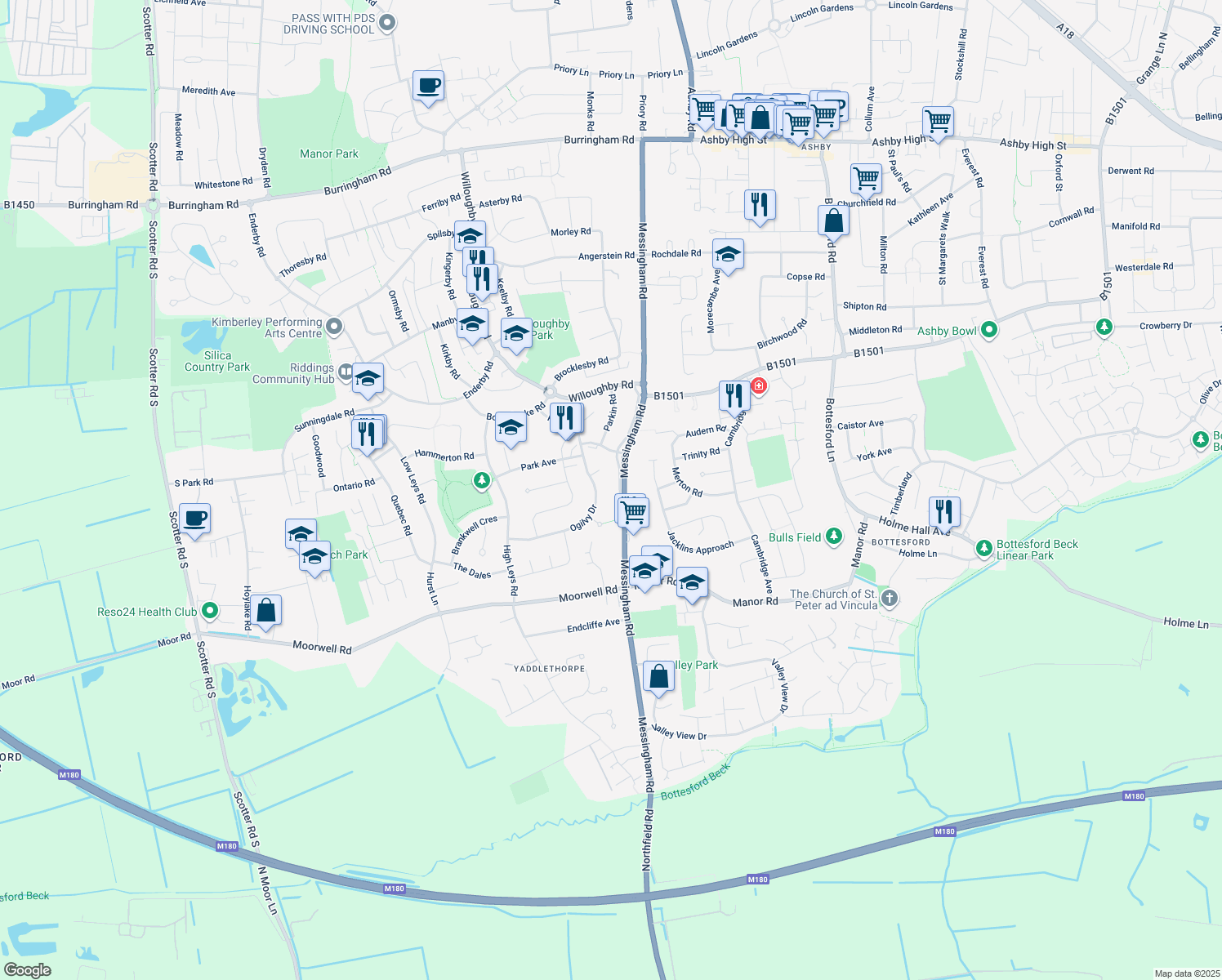 Messingham Road, North Lincolnshire England Walk Score