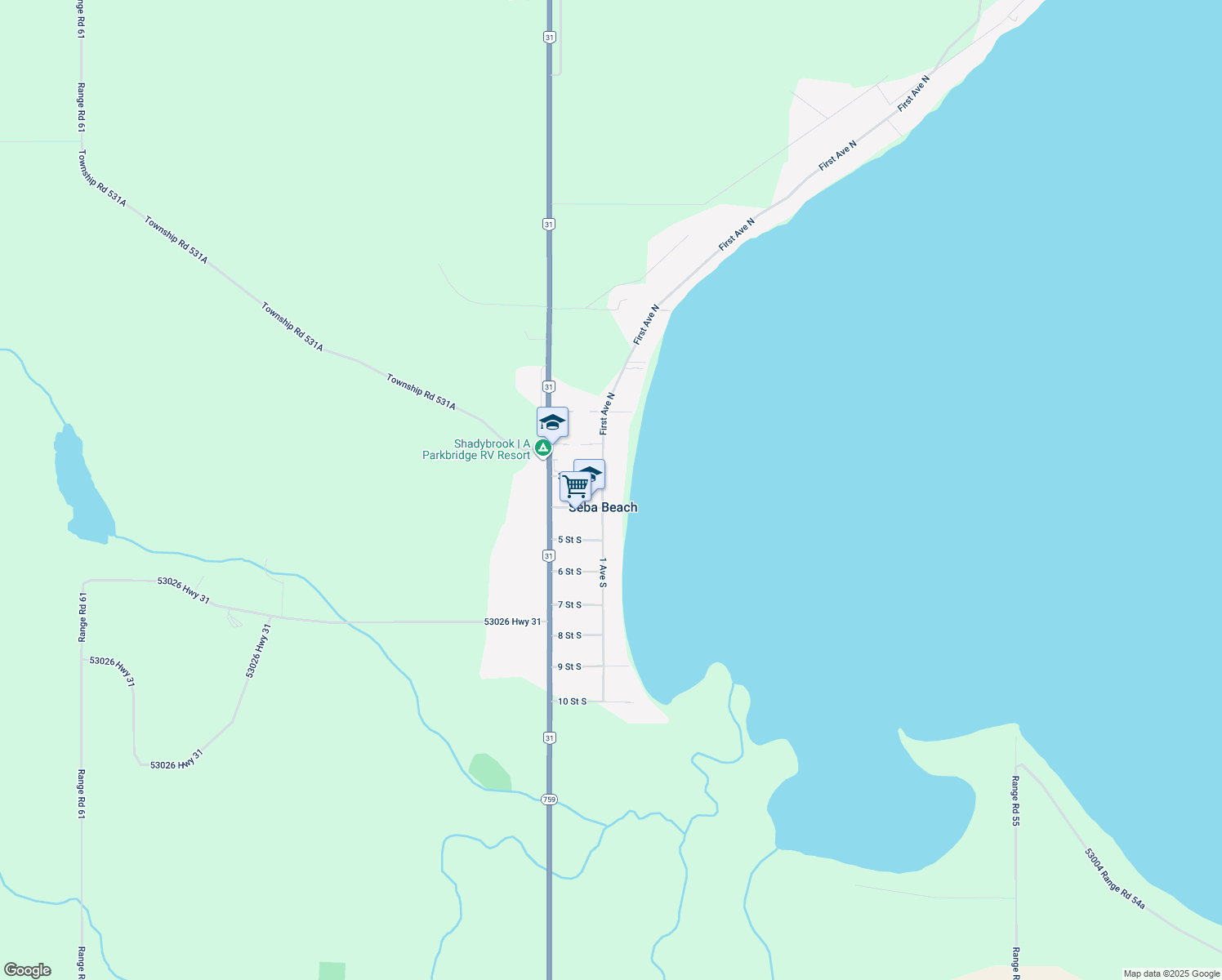 Seba Beach AB Walk Score