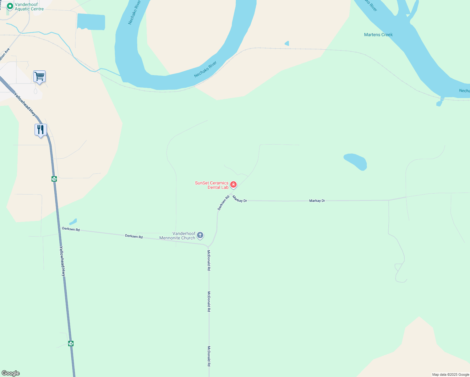 1437 Derksen Road, Vanderhoof BC Walk Score