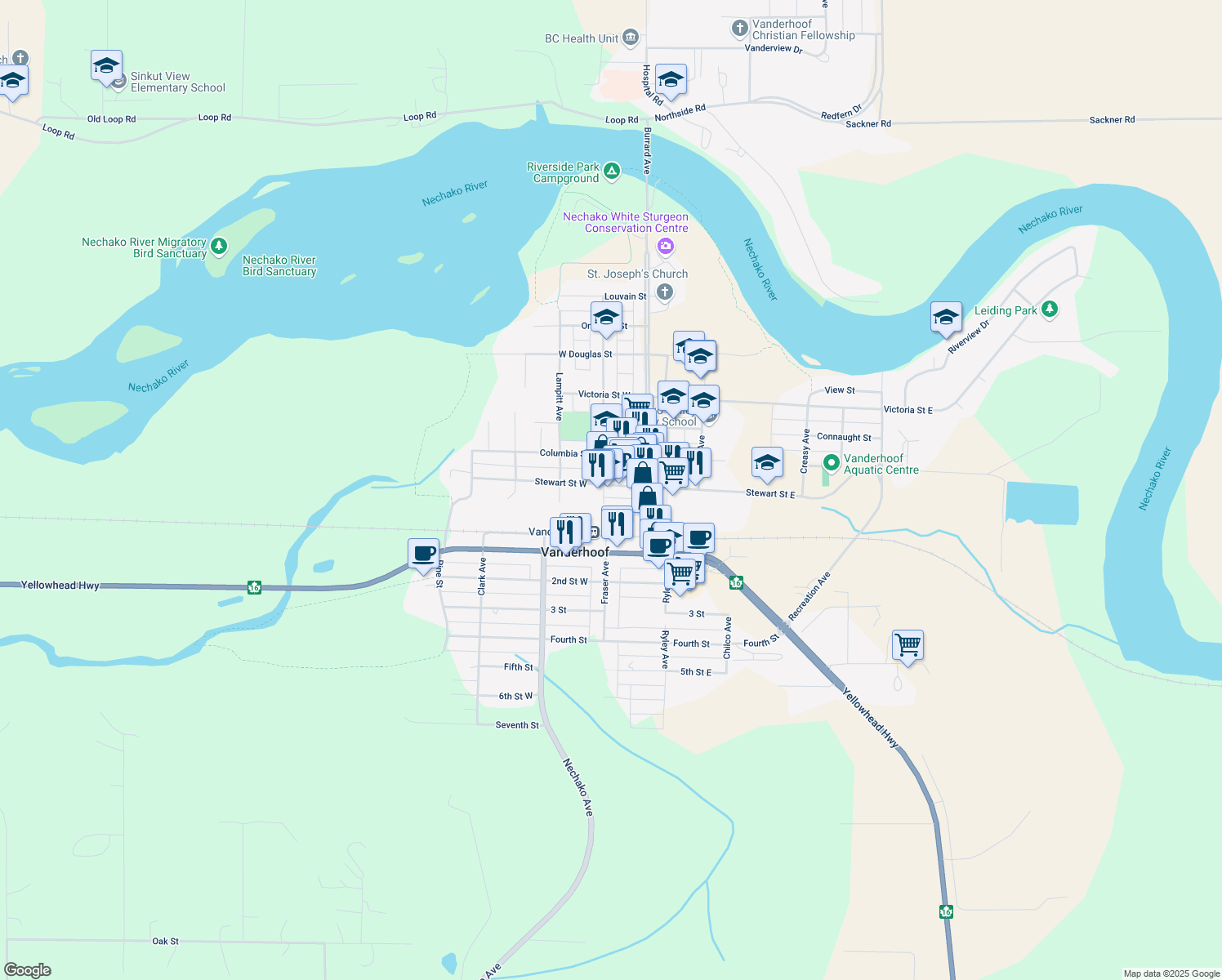 192 Stewart Street West, Vanderhoof BC Walk Score