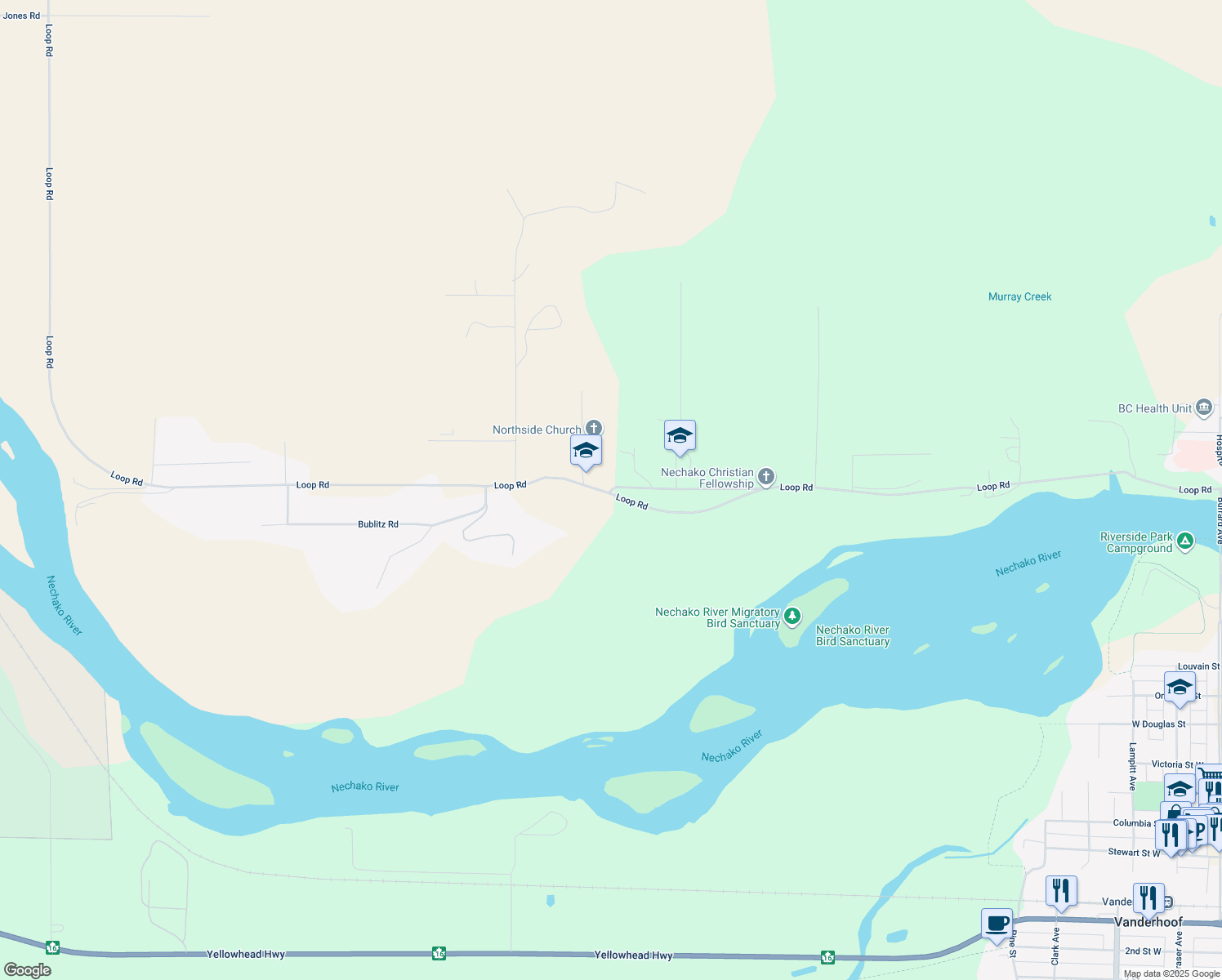 985 Old Loop Road, Vanderhoof BC Walk Score