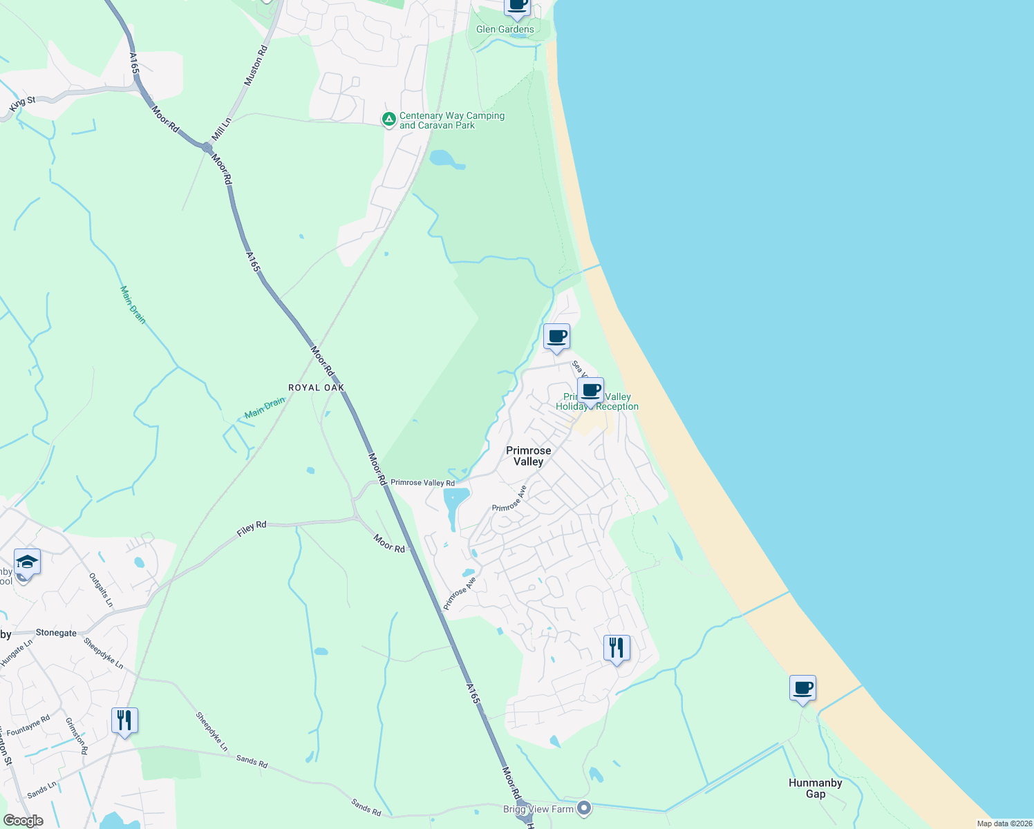 Primrose Valley Road, Primrose Valley England