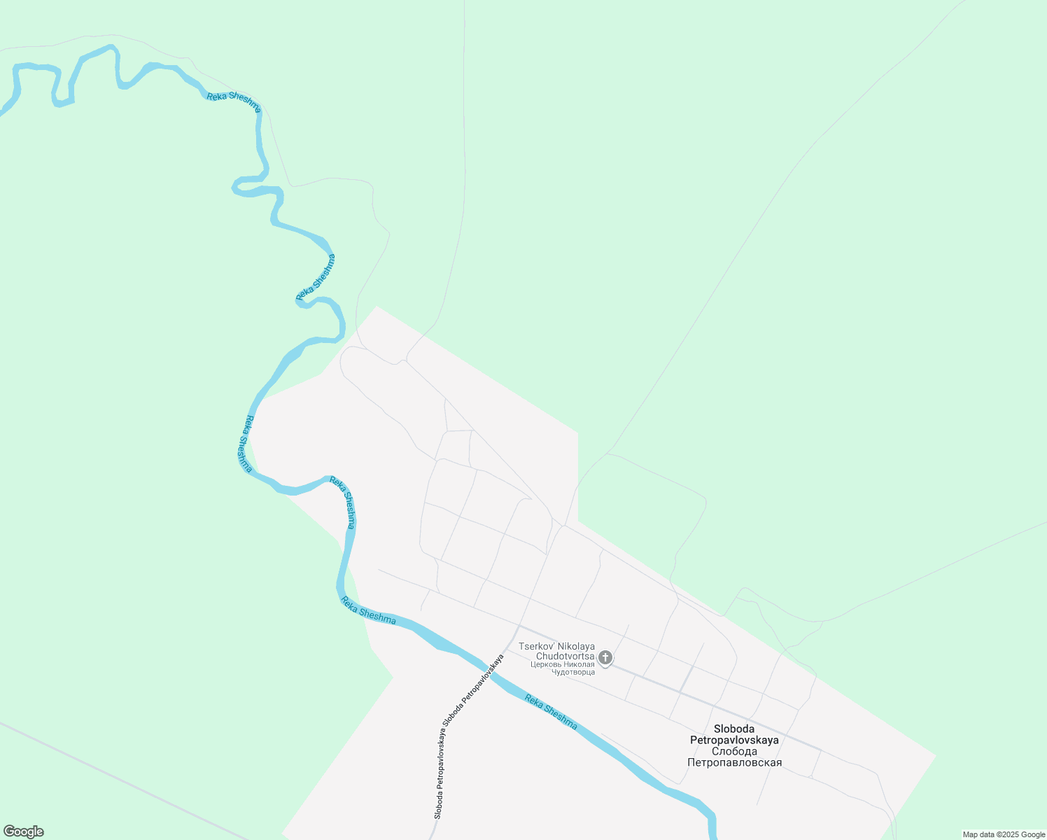 map of restaurants, bars, coffee shops, grocery stores, and more near in Novosheshminsky District