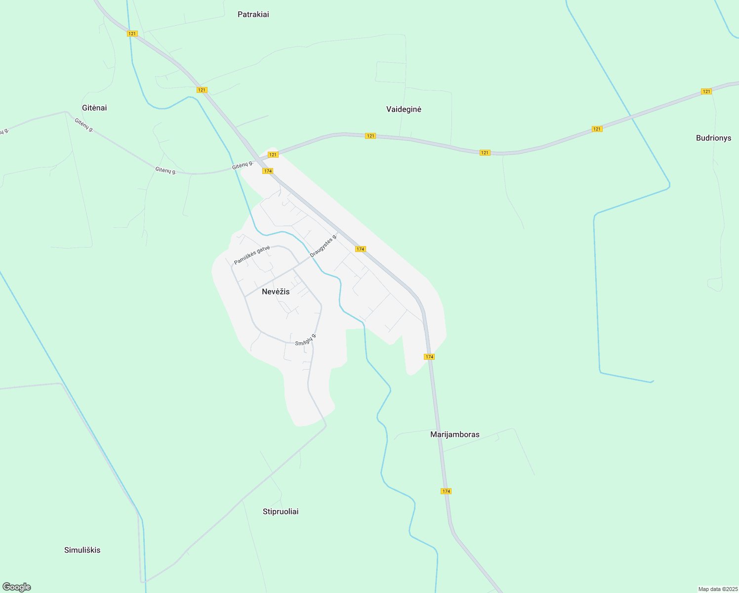 map of restaurants, bars, coffee shops, grocery stores, and more near in Nevėžis