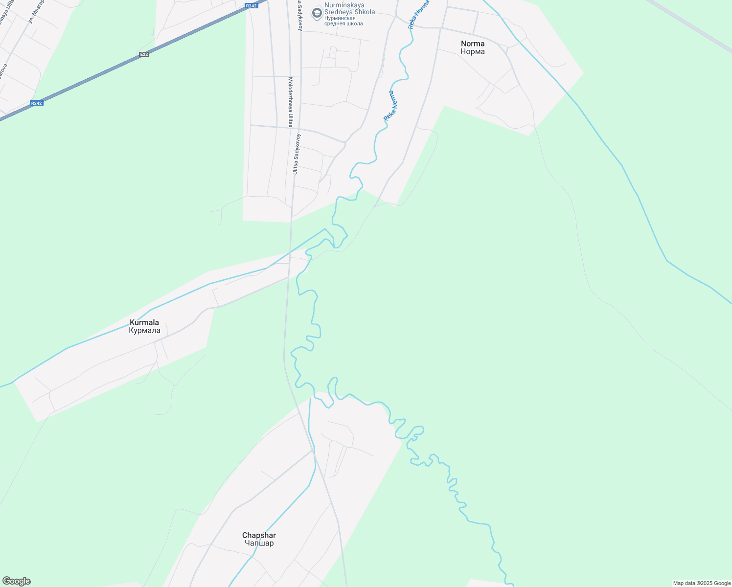 map of restaurants, bars, coffee shops, grocery stores, and more near in Baltasinsky District