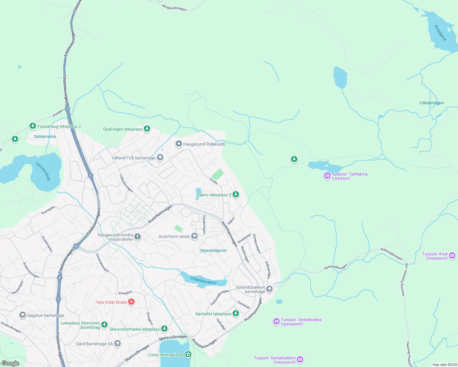 map of restaurants, bars, coffee shops, grocery stores, and more near in Haugesund