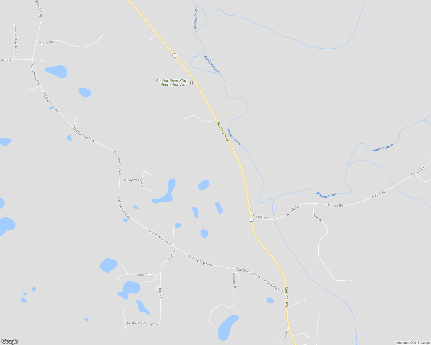 map of restaurants, bars, coffee shops, grocery stores, and more near 38755 Sterling Highway in Anchor Point