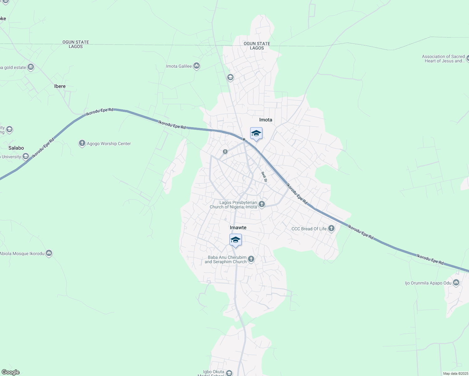 map of restaurants, bars, coffee shops, grocery stores, and more near in Imota