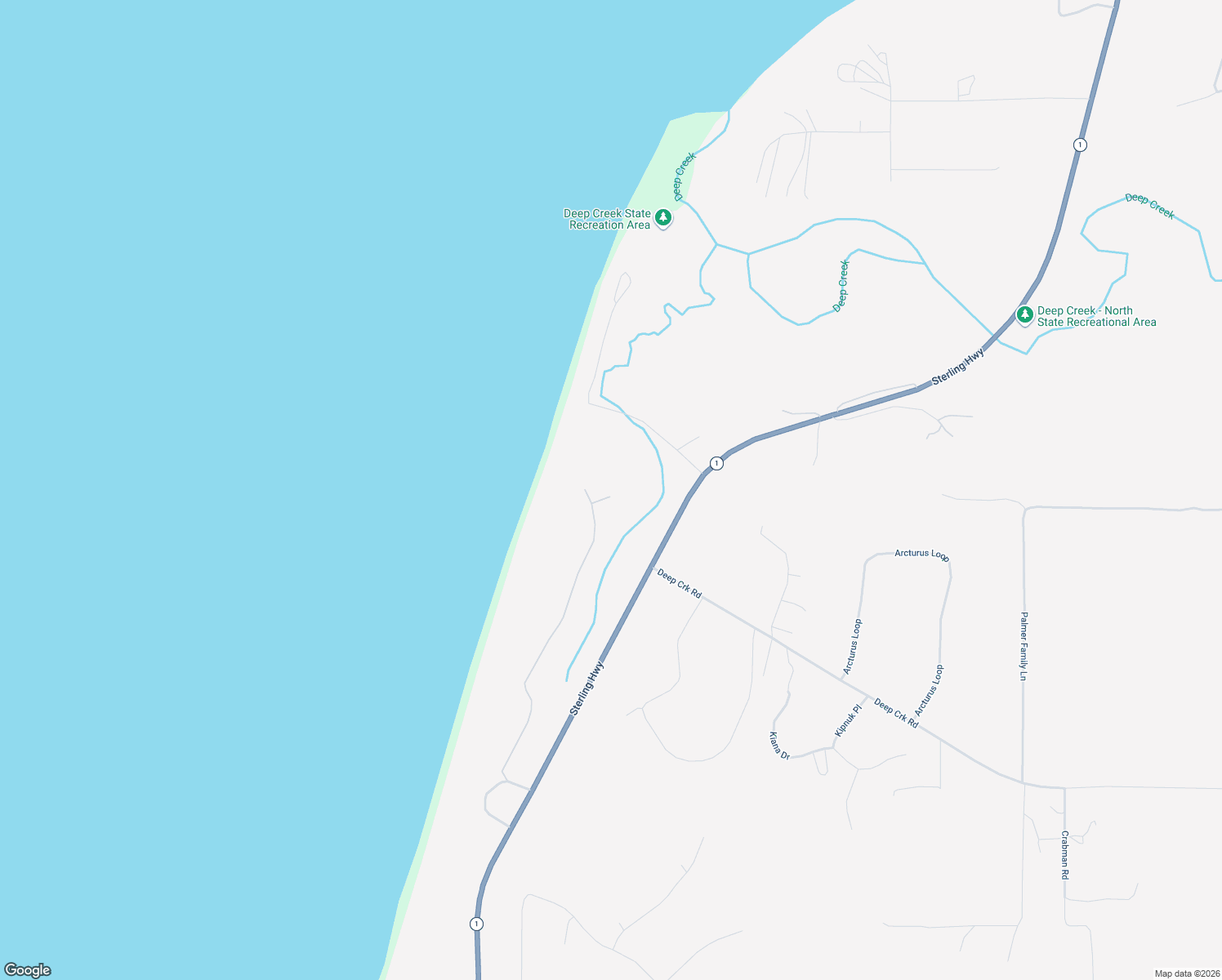 map of restaurants, bars, coffee shops, grocery stores, and more near 16978 Tidal Knoll Road in Ninilchik