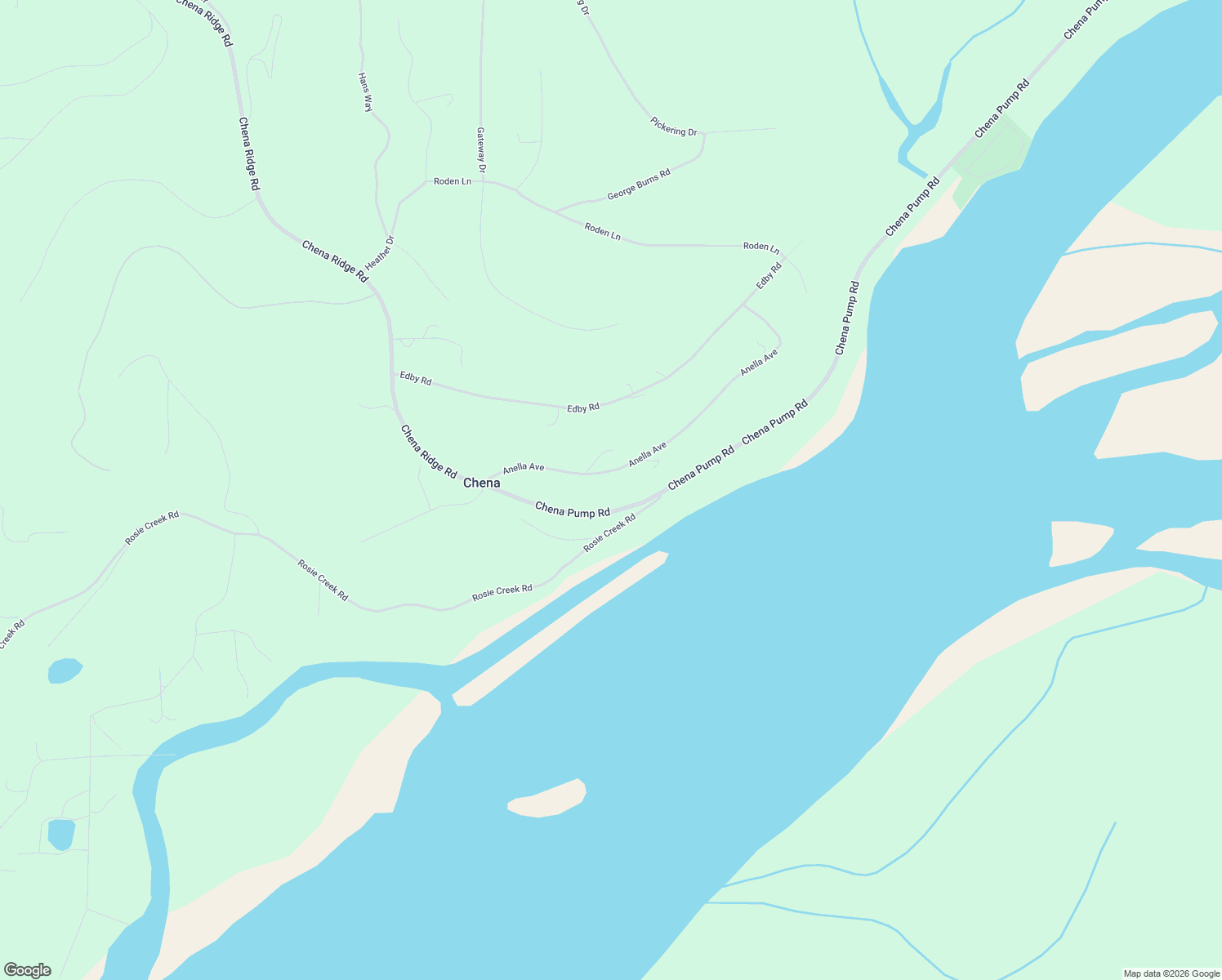 map of restaurants, bars, coffee shops, grocery stores, and more near 3227 Anella Avenue in Fairbanks