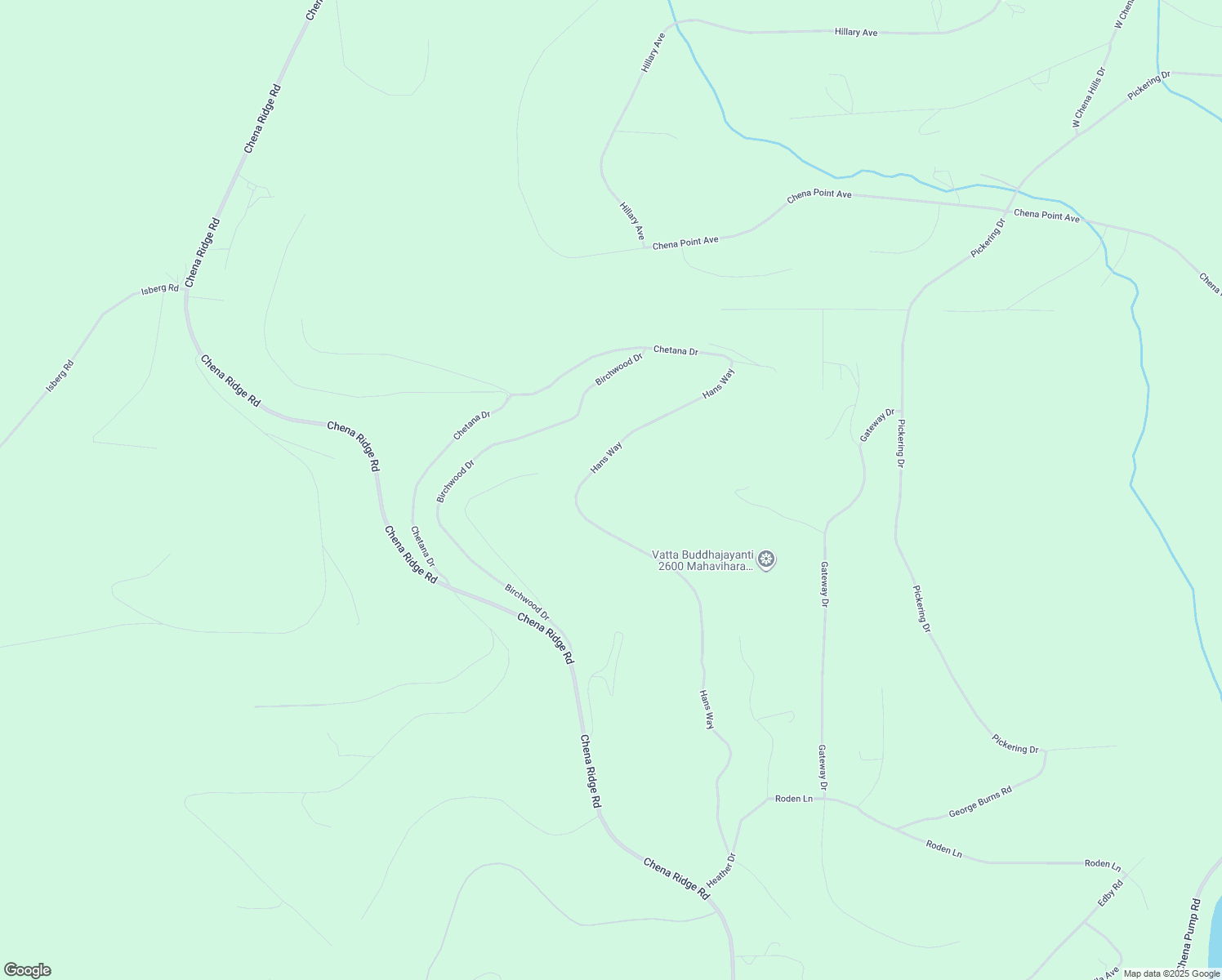 map of restaurants, bars, coffee shops, grocery stores, and more near 1466 Hans Way in Fairbanks