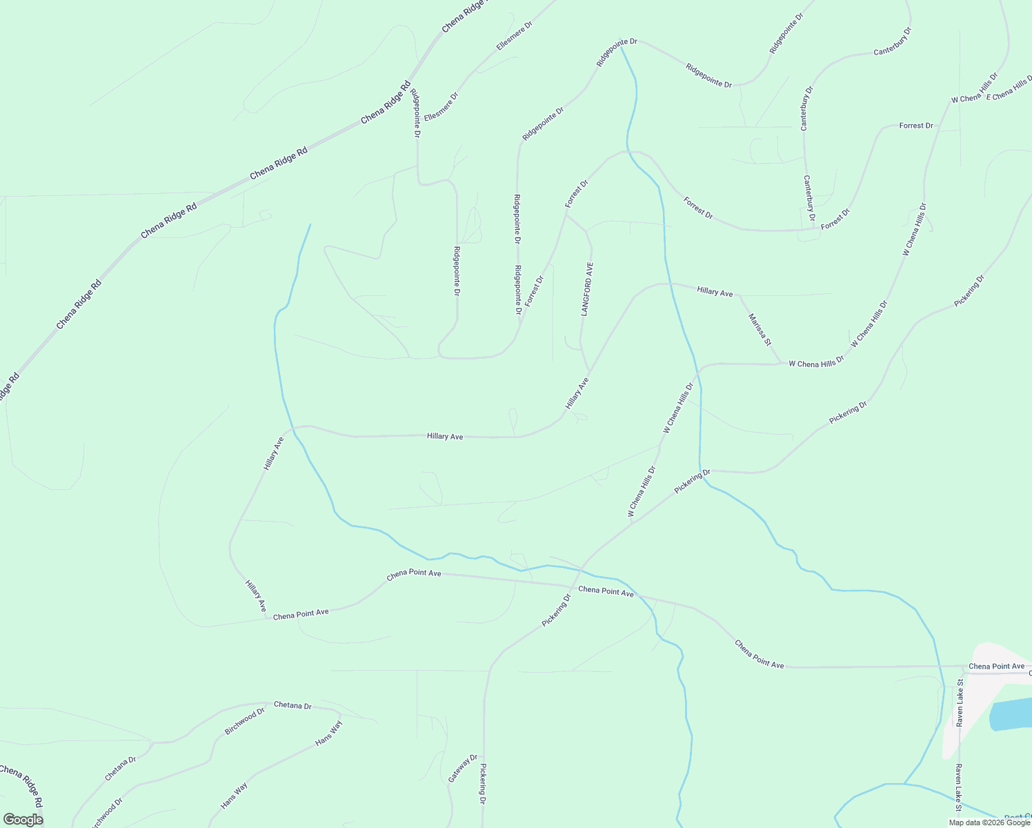 map of restaurants, bars, coffee shops, grocery stores, and more near 3260 Hillary Avenue in Fairbanks