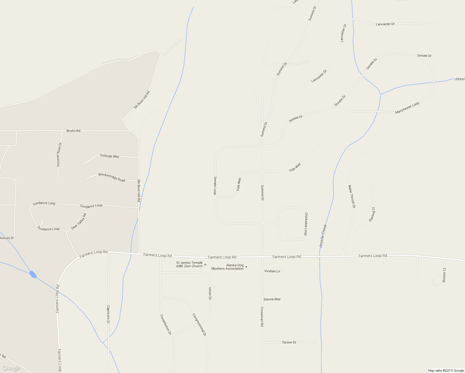 map of restaurants, bars, coffee shops, grocery stores, and more near 934 Vide Way in Fairbanks