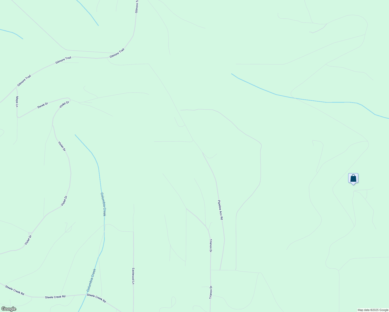 map of restaurants, bars, coffee shops, grocery stores, and more near 1250 Great View Lane in Fairbanks