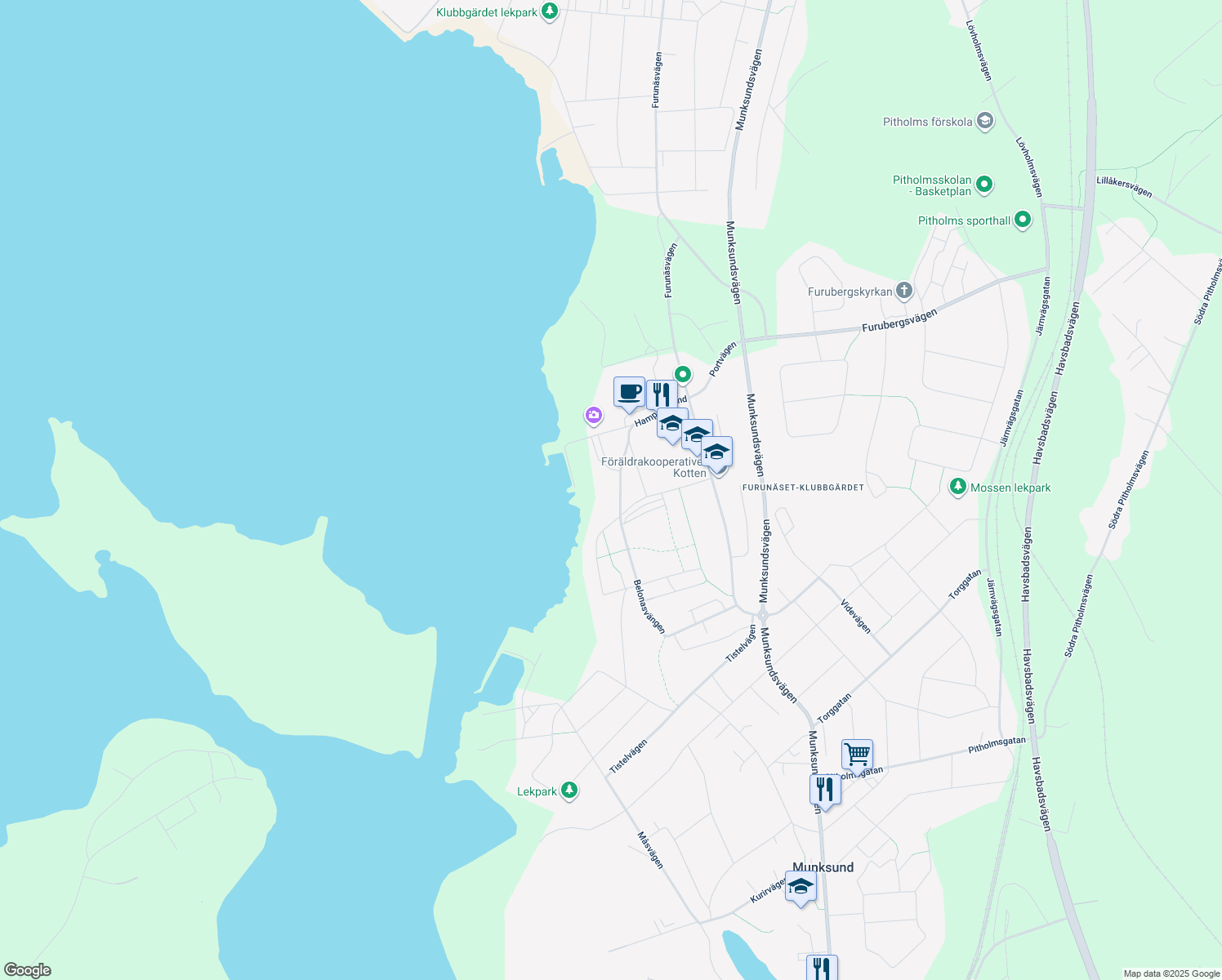 map of restaurants, bars, coffee shops, grocery stores, and more near in 