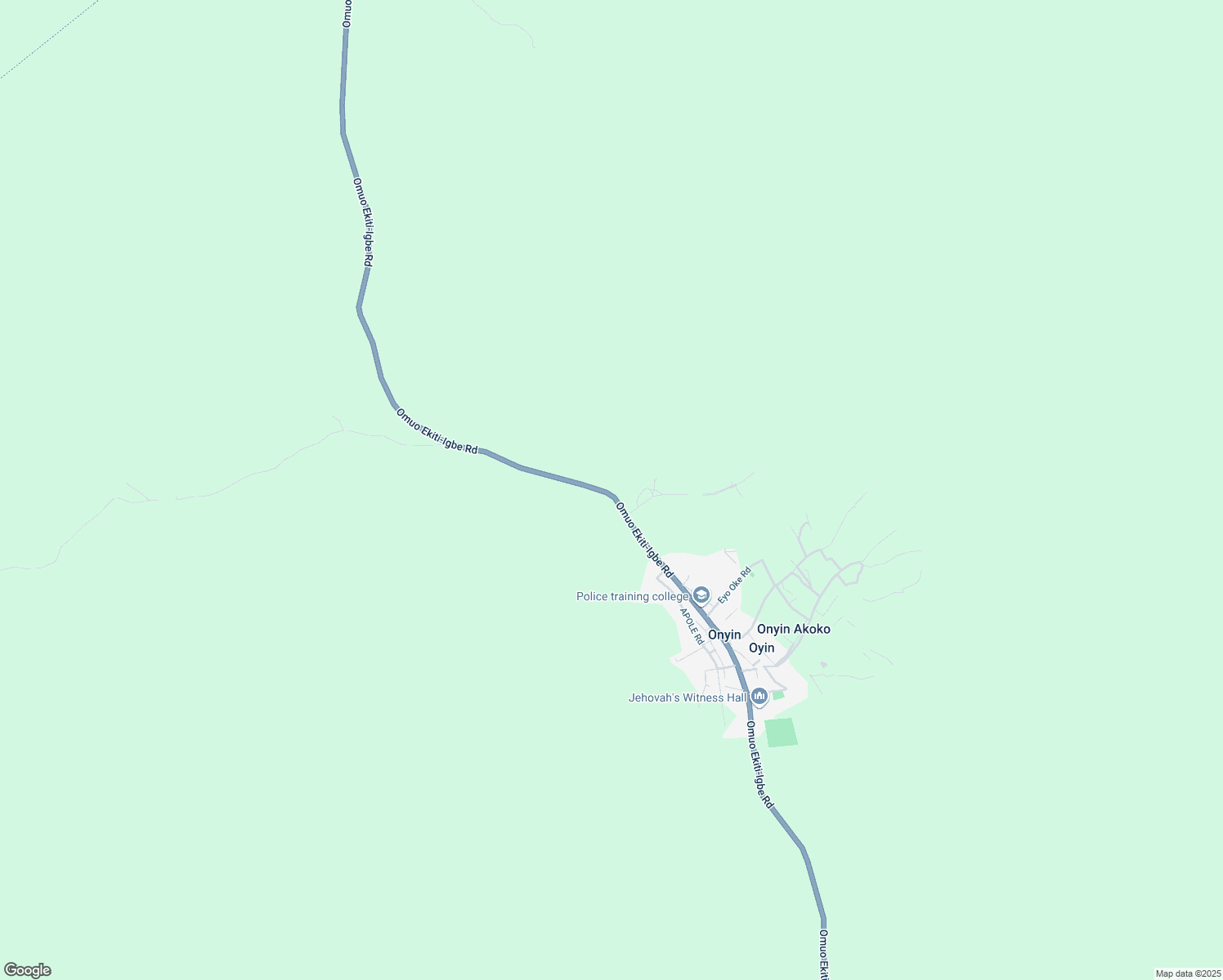 map of restaurants, bars, coffee shops, grocery stores, and more near in Akoko North West