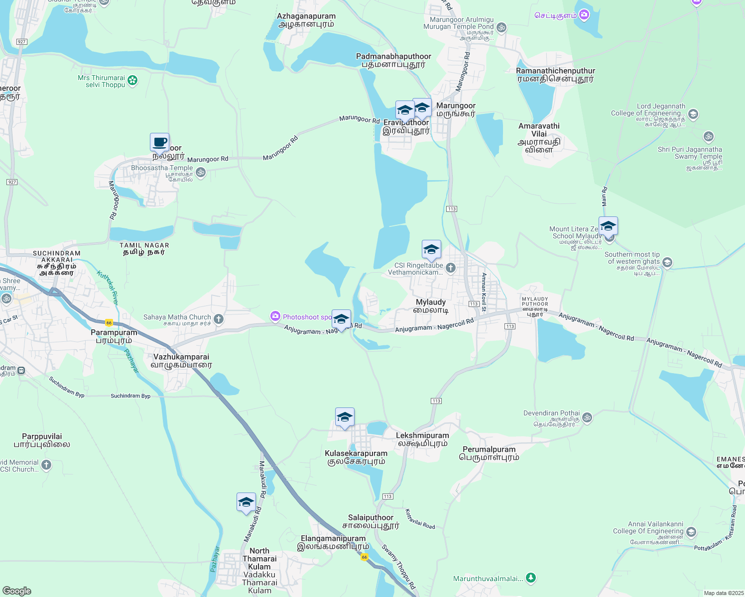 map of restaurants, bars, coffee shops, grocery stores, and more near 2nd streets in Mylaudy
