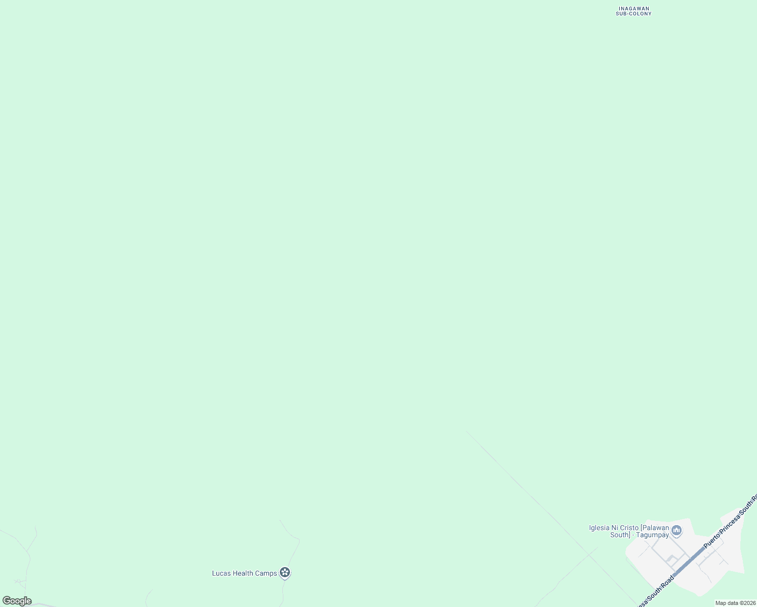 map of restaurants, bars, coffee shops, grocery stores, and more near Unnamed Road in Puerto Princesa City