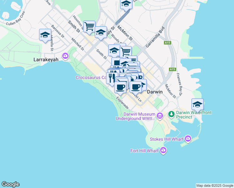 59 Mitchell Street, Darwin NT Walk Score