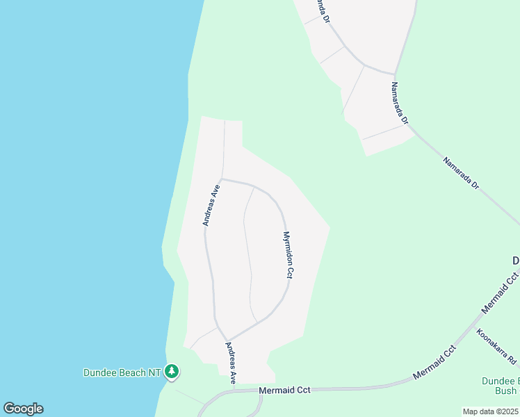map of restaurants, bars, coffee shops, grocery stores, and more near 110 Waihoi Road in Dundee Beach