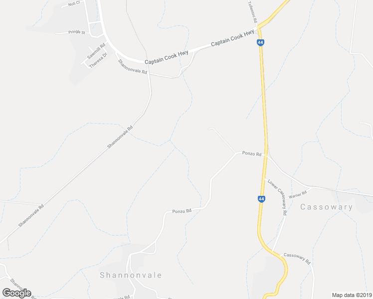 map of restaurants, bars, coffee shops, grocery stores, and more near LOT 1 Ponzo Road in Shannonvale