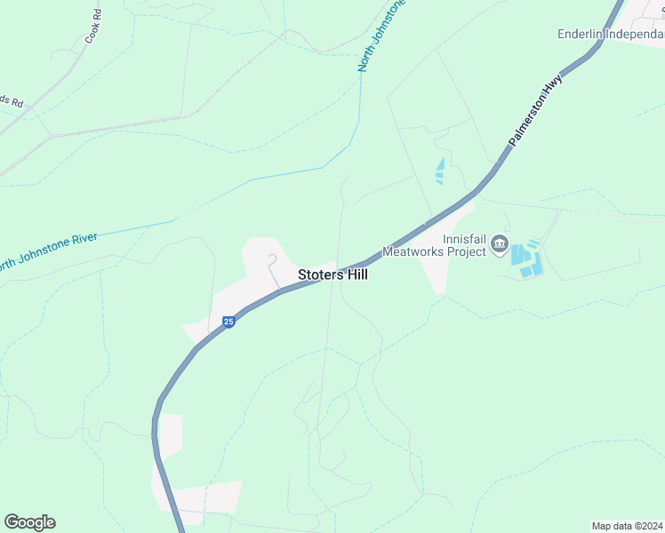 map of restaurants, bars, coffee shops, grocery stores, and more near 340 Palmerston Highway in Stoters Hill