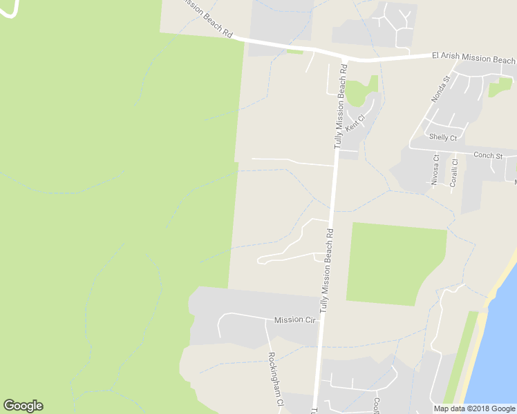 map of restaurants, bars, coffee shops, grocery stores, and more near 2197 Tully-Mission Beach Road in Mission Beach