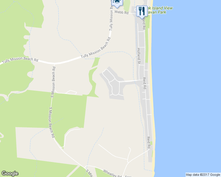 map of restaurants, bars, coffee shops, grocery stores, and more near 28 Dunkalli Crescent in Wongaling Beach
