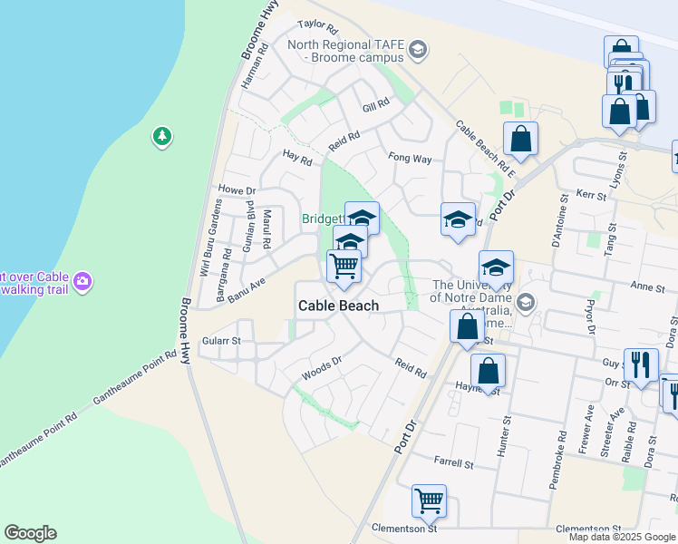 Bernard Way, Broome WA Walk Score