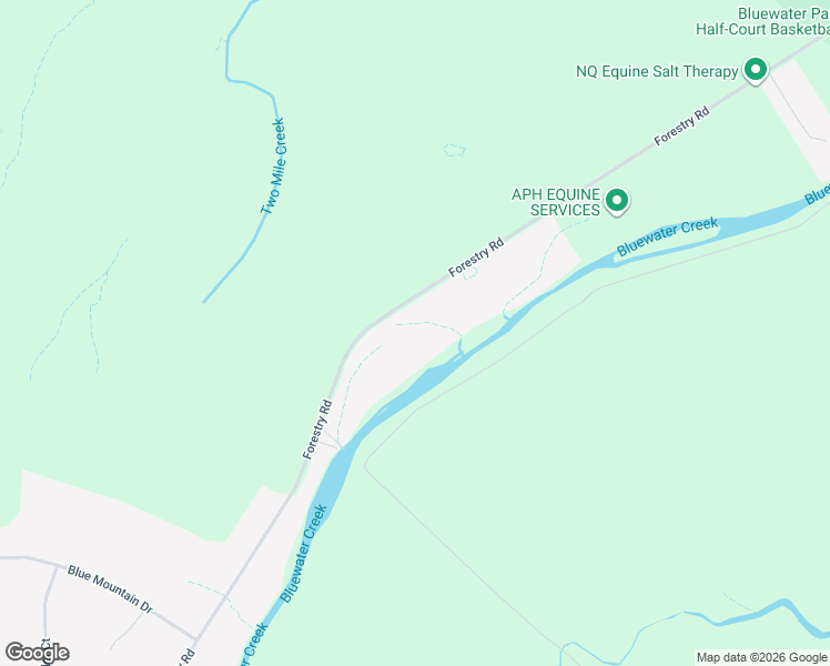 map of restaurants, bars, coffee shops, grocery stores, and more near 232 Forestry Road in Bluewater