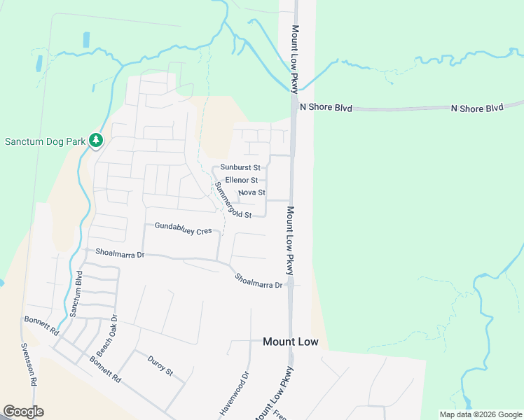 map of restaurants, bars, coffee shops, grocery stores, and more near 6 Atwood Street in Mount Low