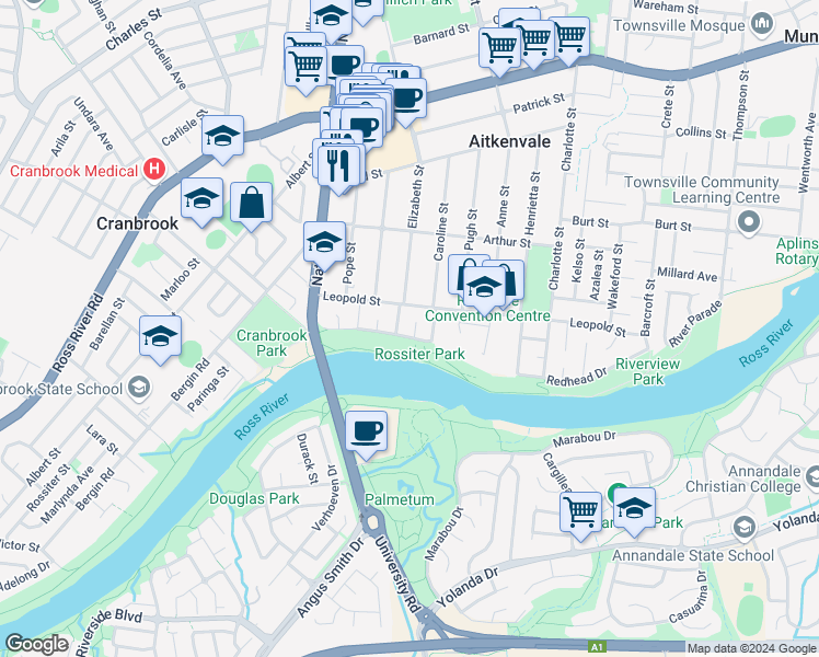 2 Ferris Court, Townsville QLD Walk Score