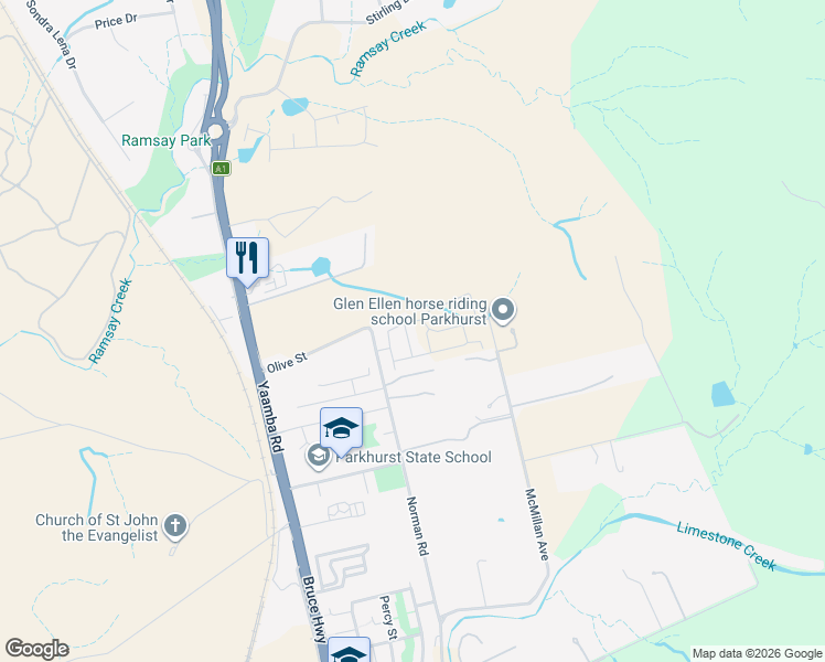 map of restaurants, bars, coffee shops, grocery stores, and more near 3 Michigan Street in Parkhurst
